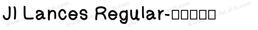 JI Lances Regular字体转换